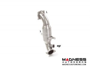 Alfa Romeo Giulia Downpipe - 2.0L - Ragazzon - w/ High Flow Cat - 300CPSI 